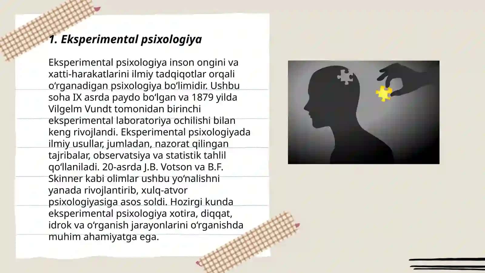 Psixologik tadqiqot shakllari 3
