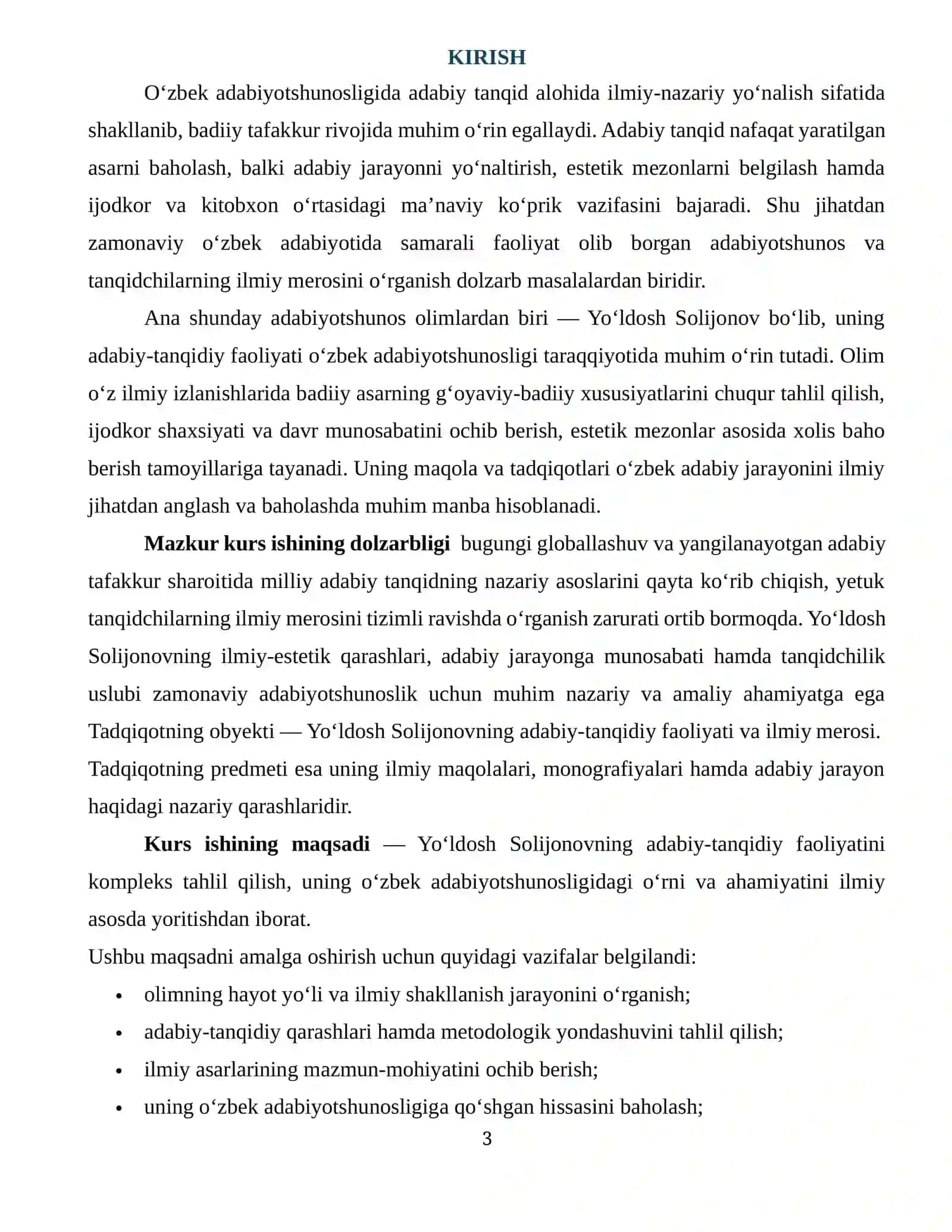 Yo‘ldosh Solijonovning adabiy-tanqidiy faoliyati mavzusida 3