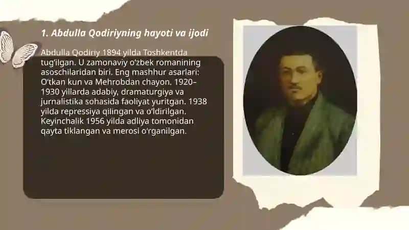 Abdulla Qodiriyning hayoti va ijodi 3