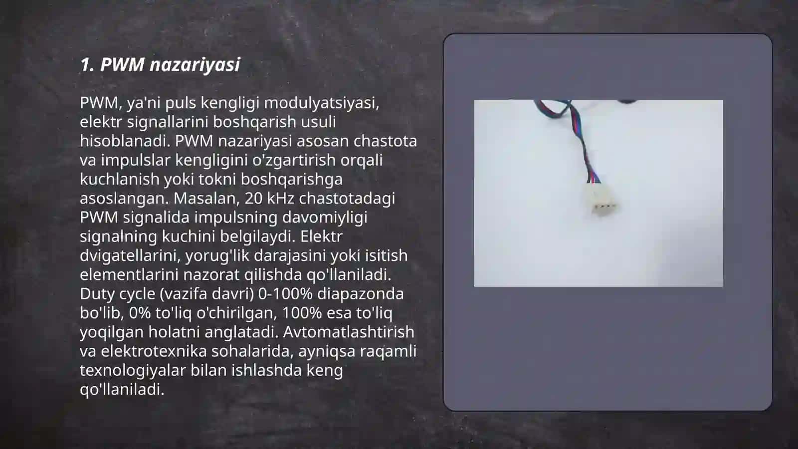 PWM modellashtrish 3