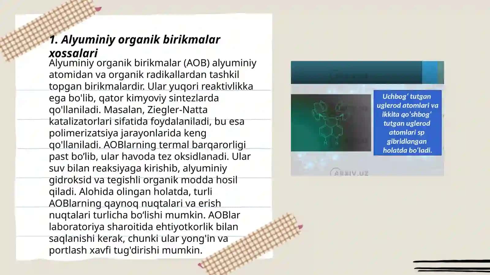 Alyuminiy organik birikmalar texnalogiyasi 3