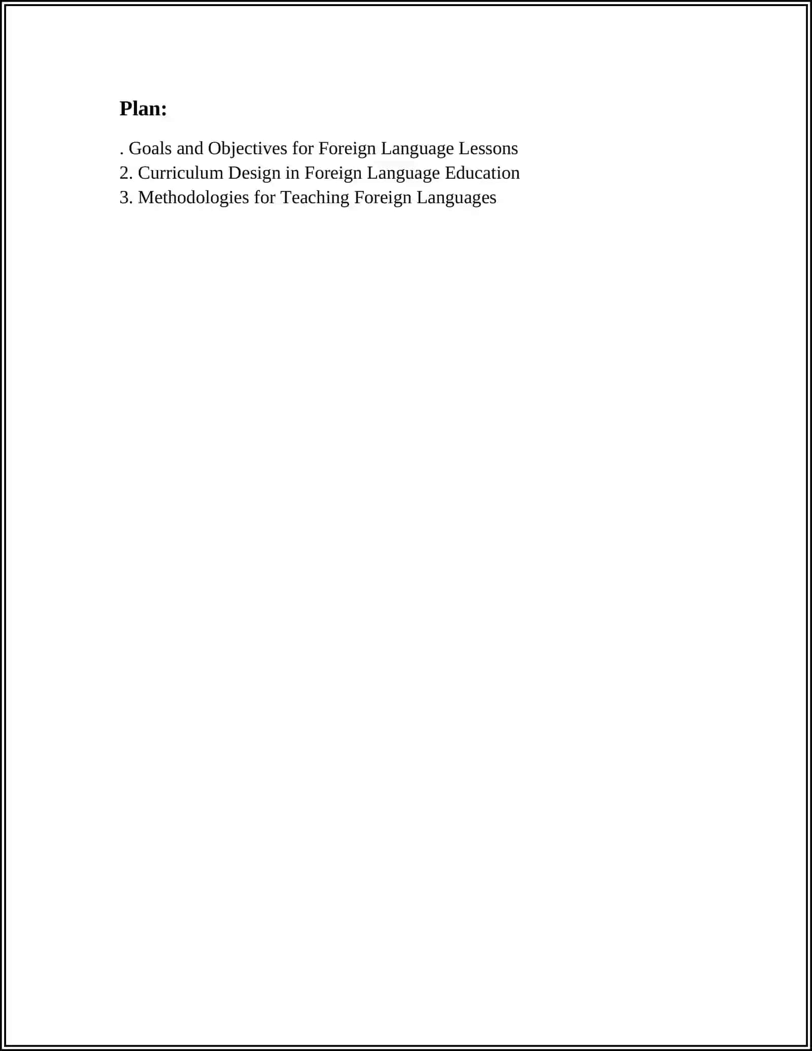 THE FORMATION AND ESTABLISHMENT OF A FOREIGN LANGUAGE LESSONS 3