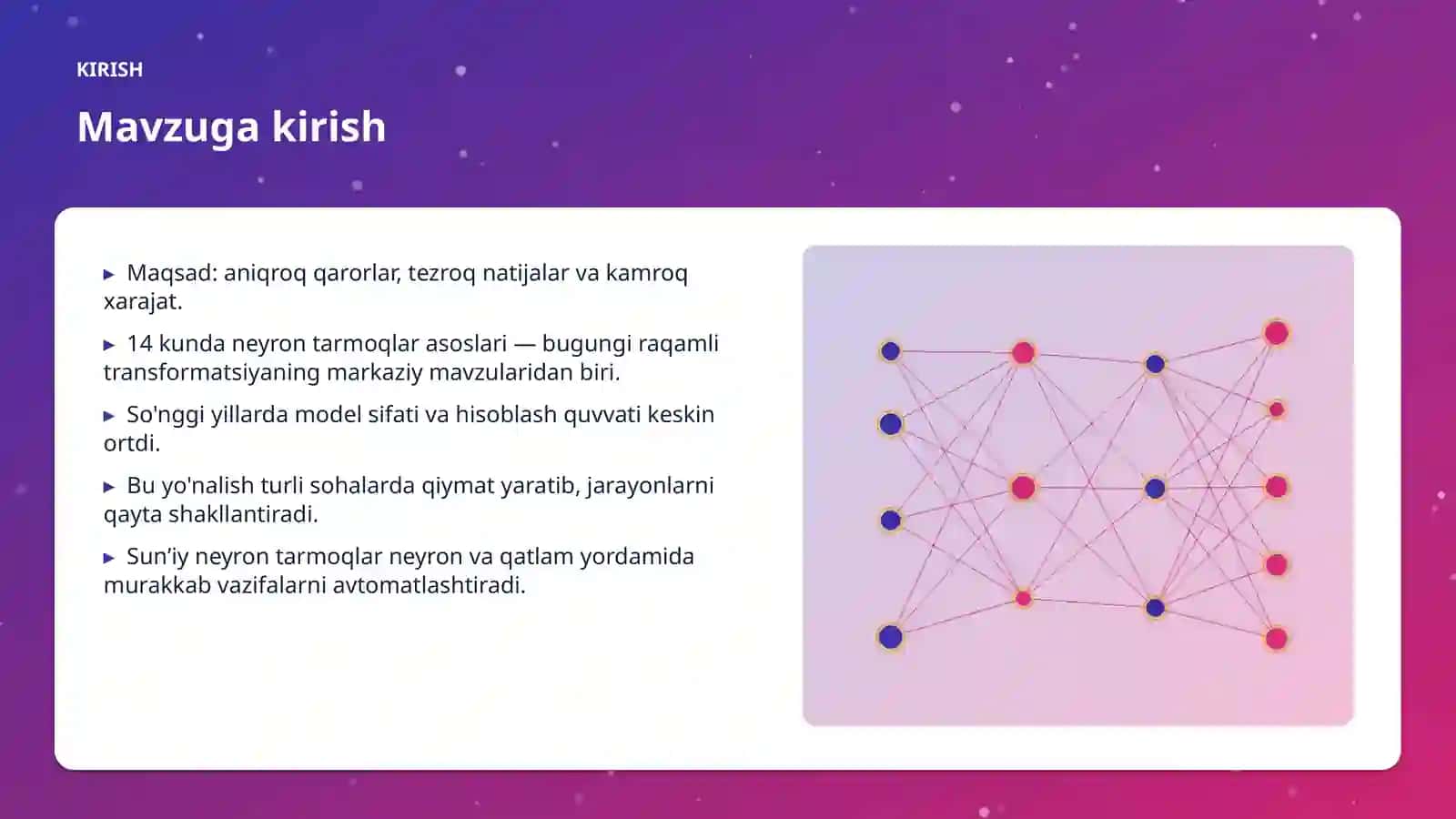 14 kunda neyron tarmoqlar asoslari 3