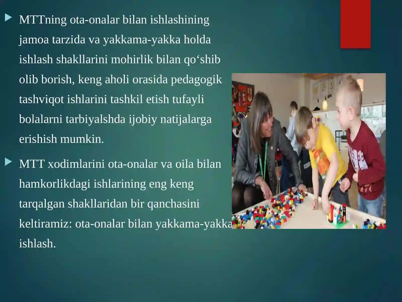 Oila bilan yakkama-yakka ishlashning samarali metodlari 3