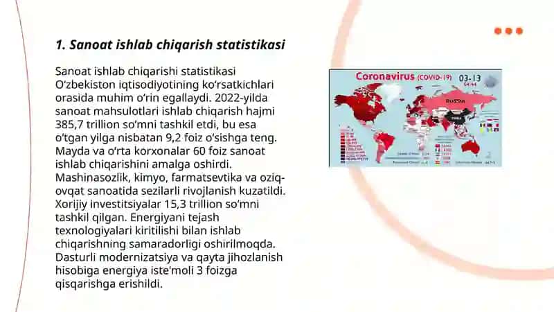 Sanoat statistikasi 3