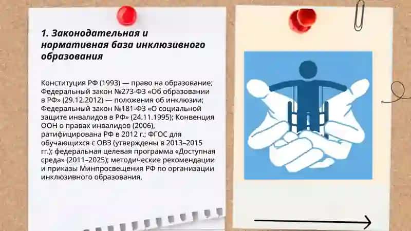 Основные условия эффективного инклюзивного образования детей с особыми образовательными потребностями 3