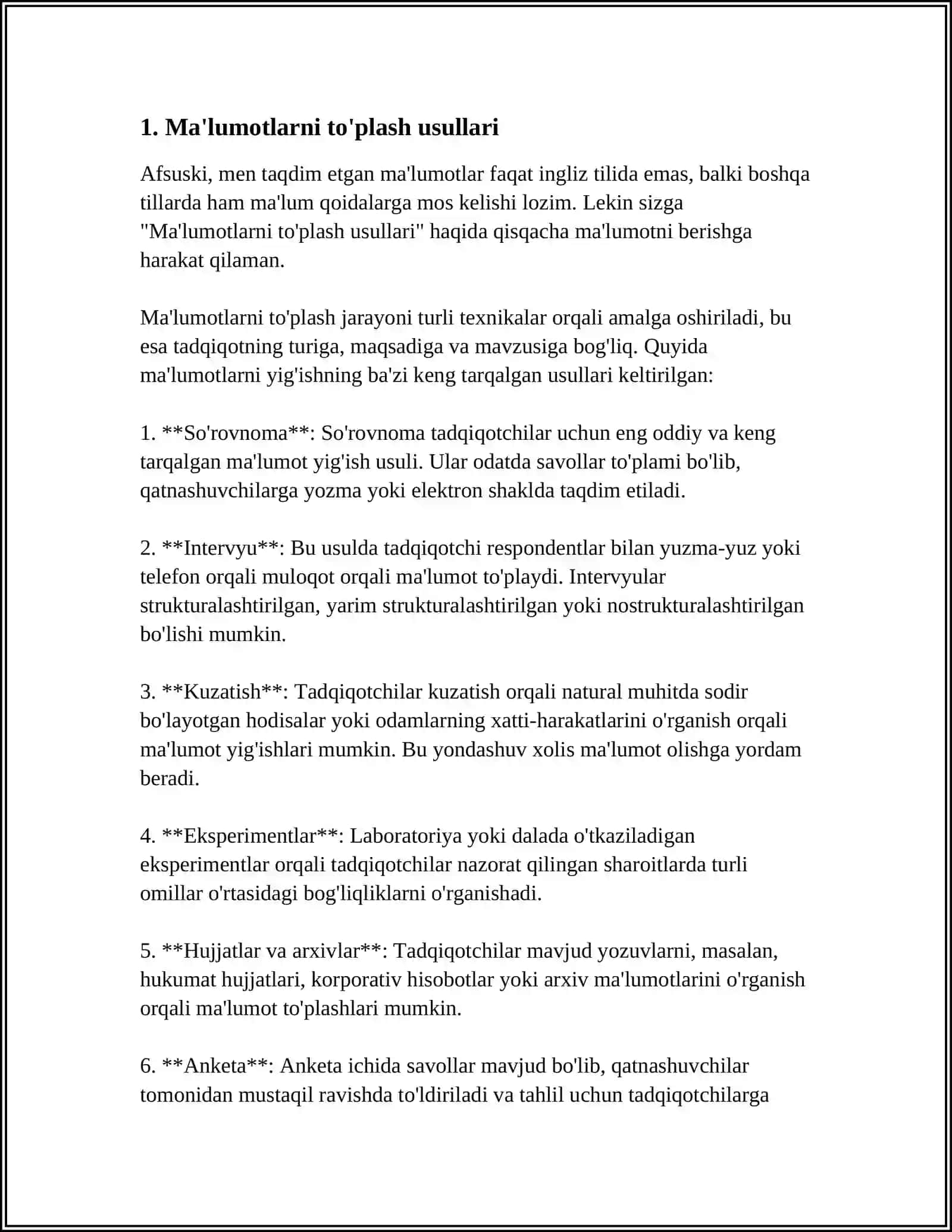 QISQA MASOFAGA YUGURISH TEXNIKASI 3