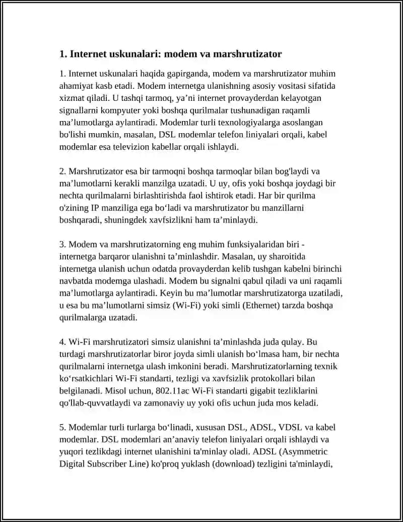 INTERNET KNOWLEDGE: EQUIPMENT AND NETIQUETTE 3