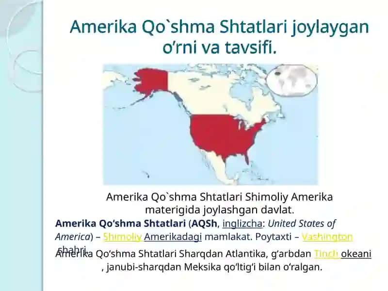 Amerika Qo`shma Shtatlari 3