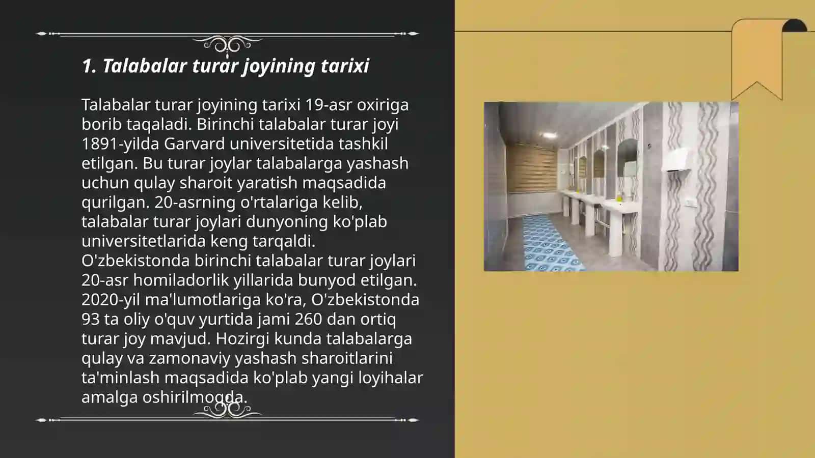 Talabalar Turar Joylari Tarixi 3