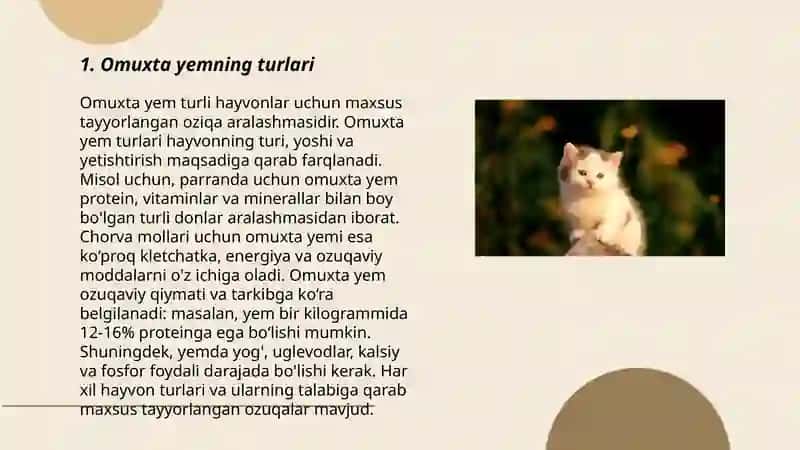 Omuxta Yem Maxsulotlari 3