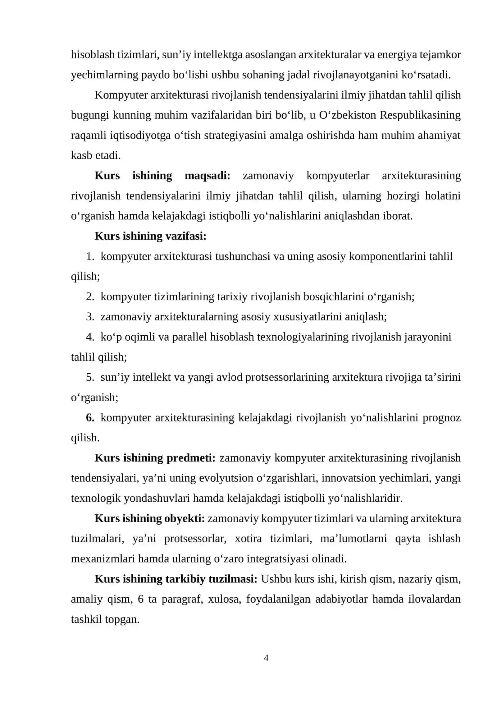 Zamonaviy kampyuterlar arxitekturasining rivojlanish tendensiyalari 3
