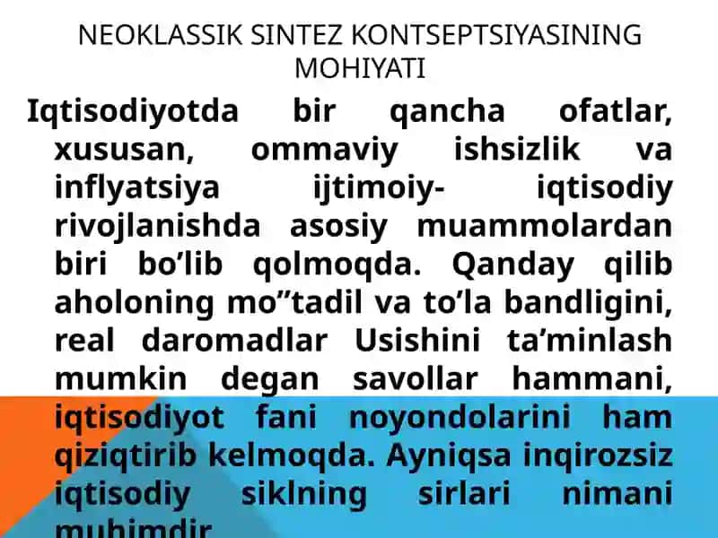 Evolyutsiyalari Neoklassik sintez kontseptsiyasi 3