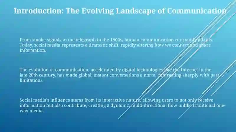 The Influence of Social Media on Modern Communication 3
