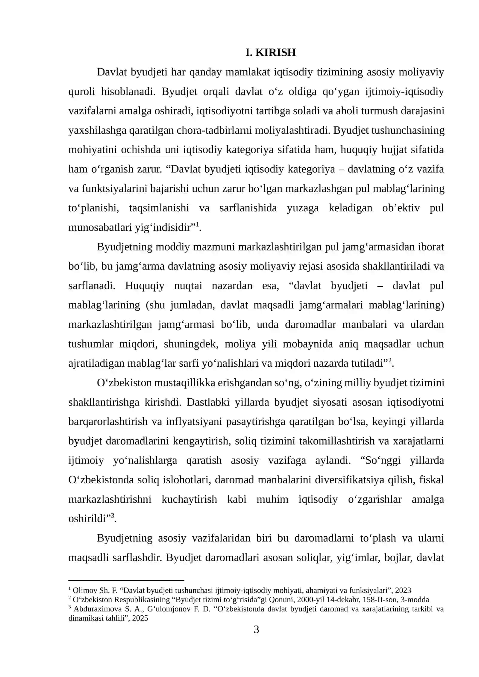DAVLAT BYUDJETI TAQCHILLIGI VA ORTIQCHALIGI 3