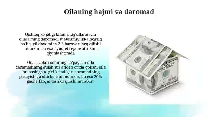 Daromadlarga ta'sir etuvchi omillar 3