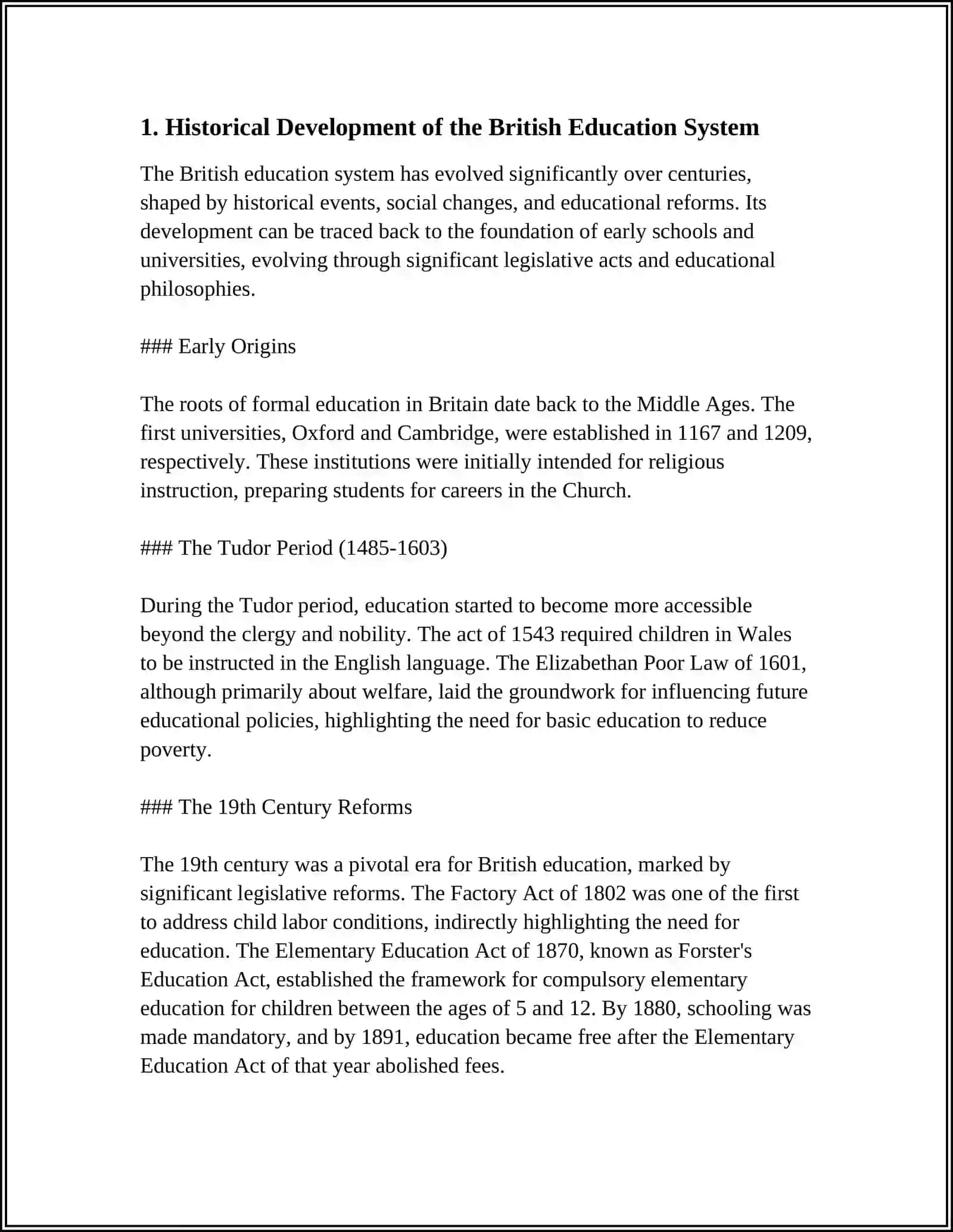 Education System in Great Britain 3
