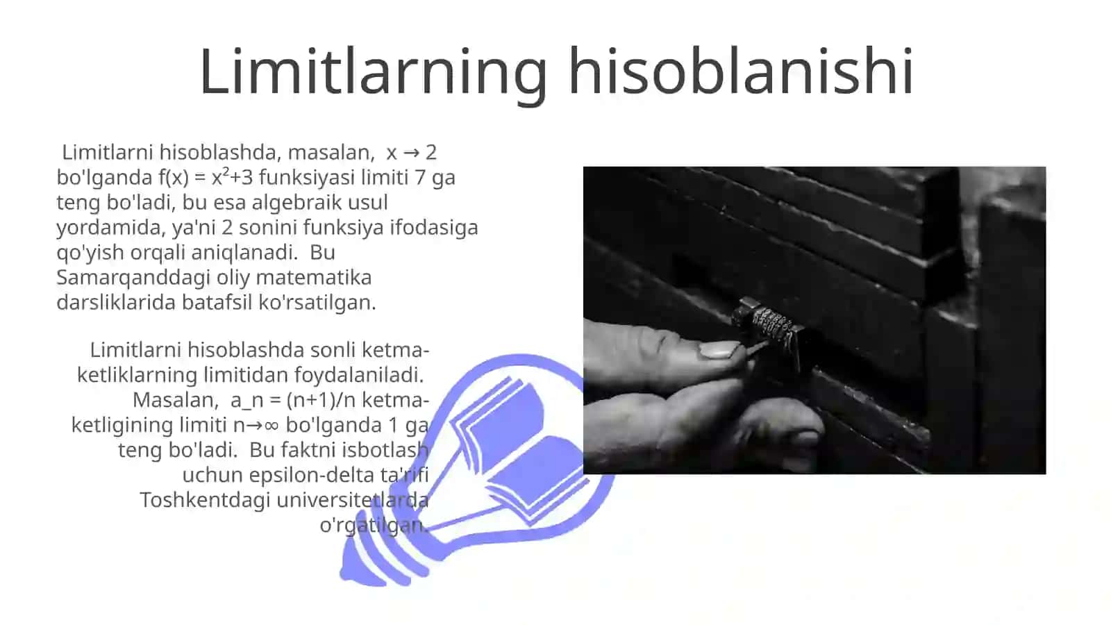 To'plamlar,iratsional sonlar. Limitlar 3
