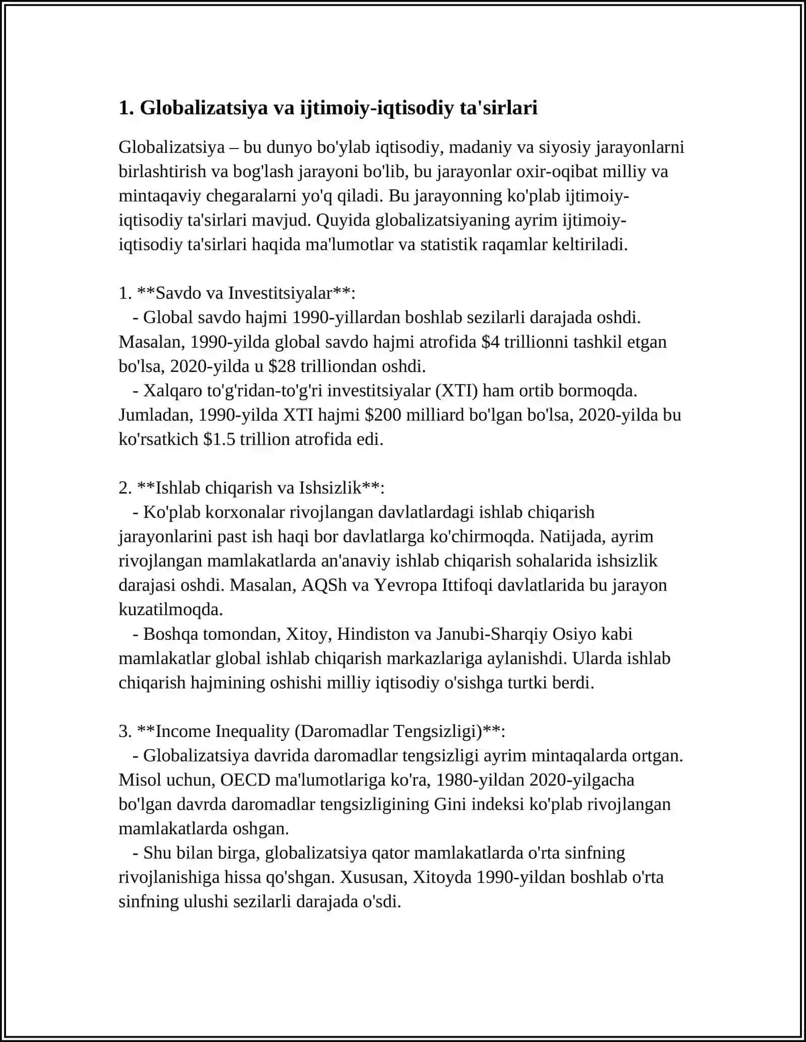 JAHONNING GLOBAL IQTISODIY MUOMMOLARI 3