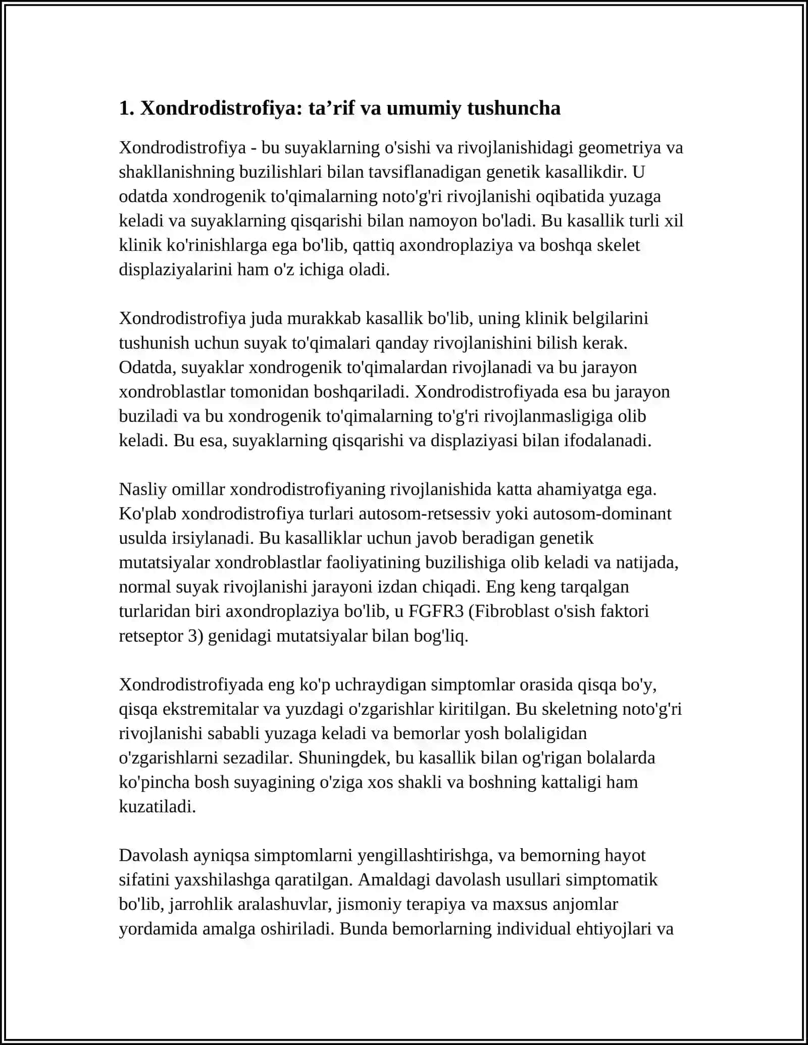 XONDRODISTROFIYA 3