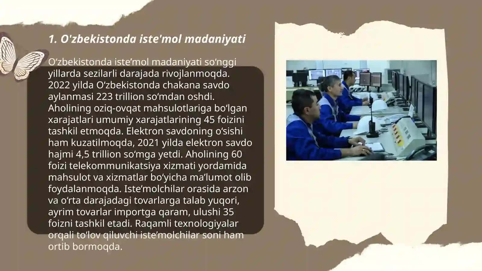 O'zbekiston respublikasida istemol va jamg'arish jarayoni 3