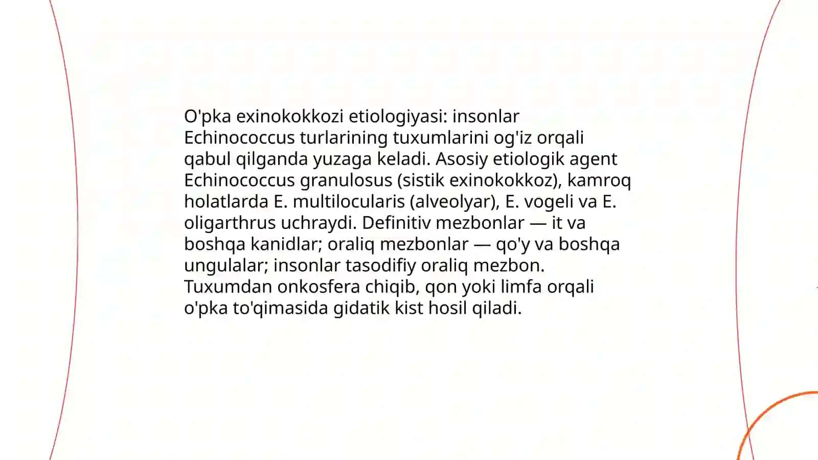 O'pka exinokokozi 3