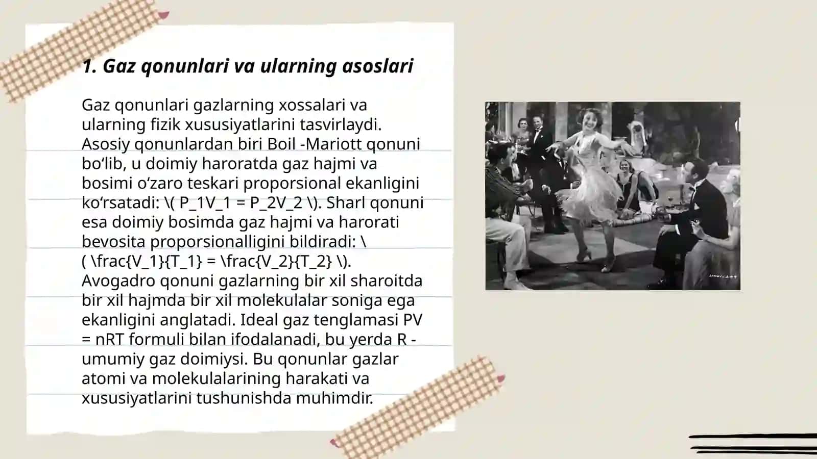 Gaz qonunlari va ularning asoslari 3