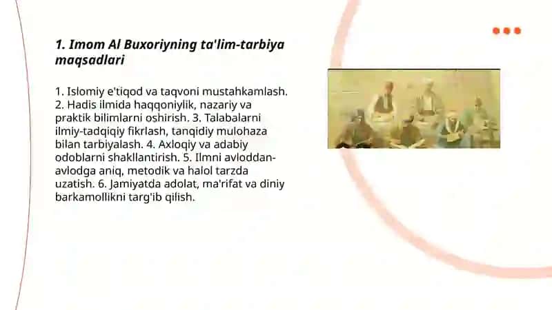 Imom Al Buxoriyning pedagogik qarashlari 3
