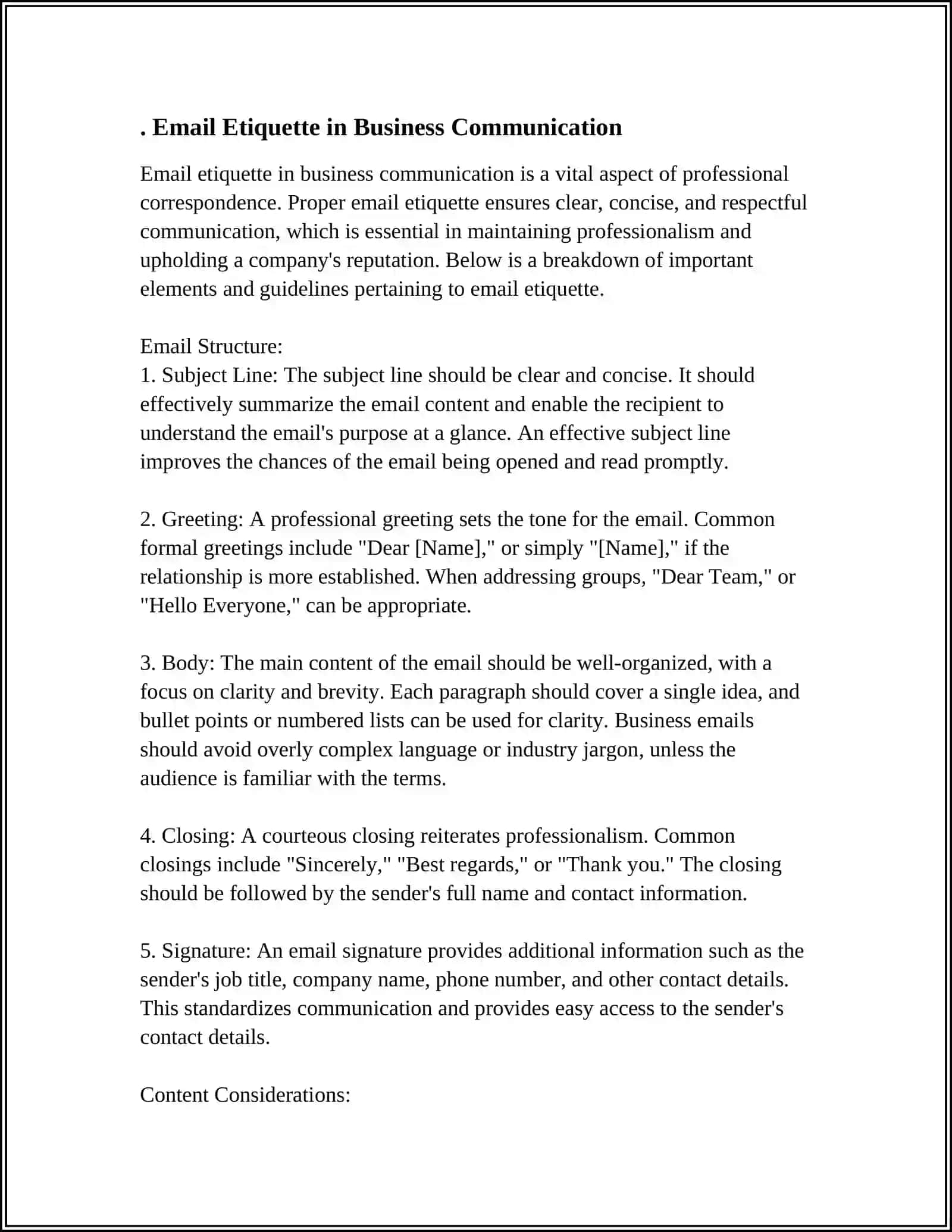 BUSINESS EMAILS 3