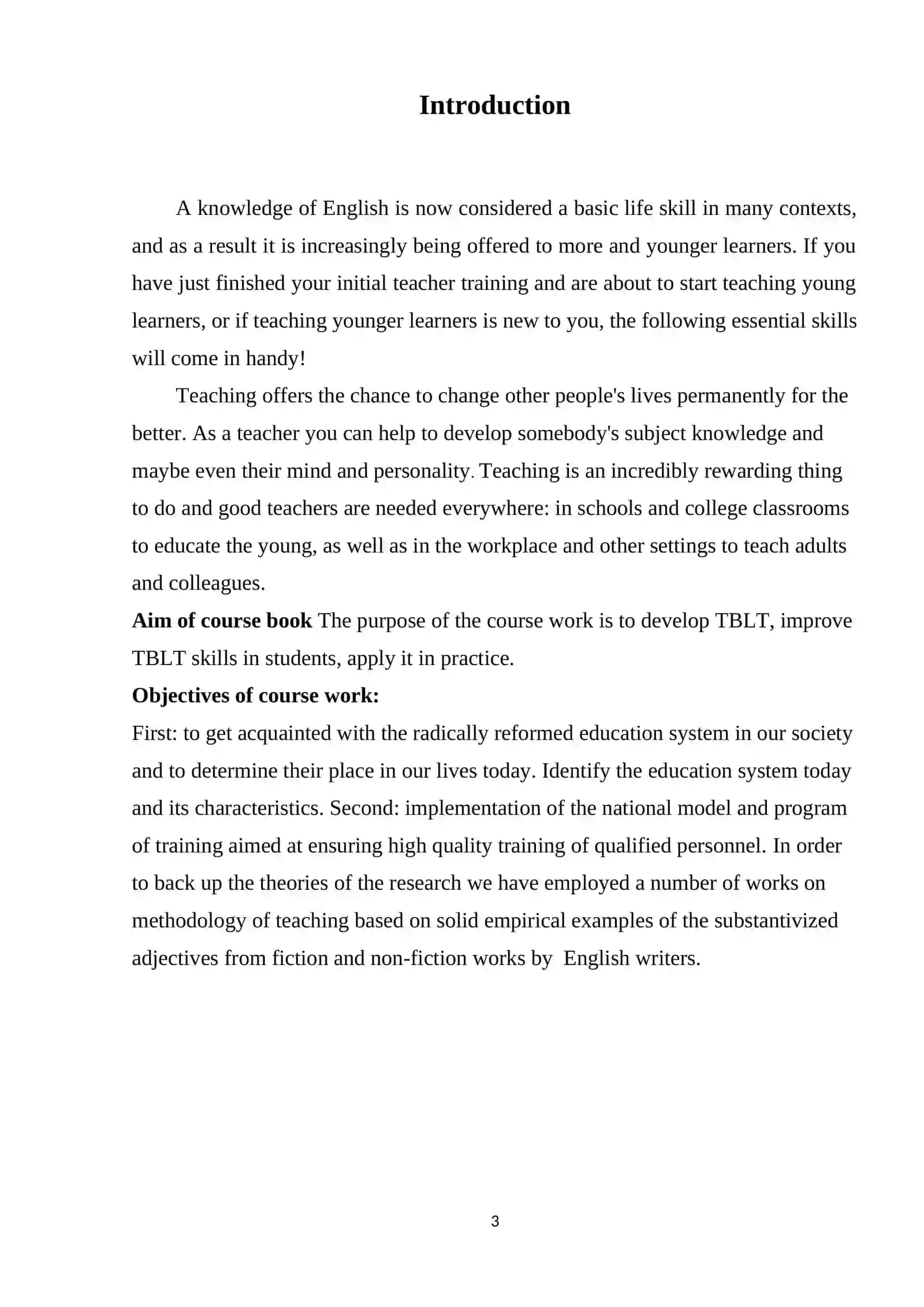 Teaching basic speaking skills in English to Young Learners 3