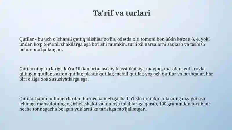 Qutilar 3