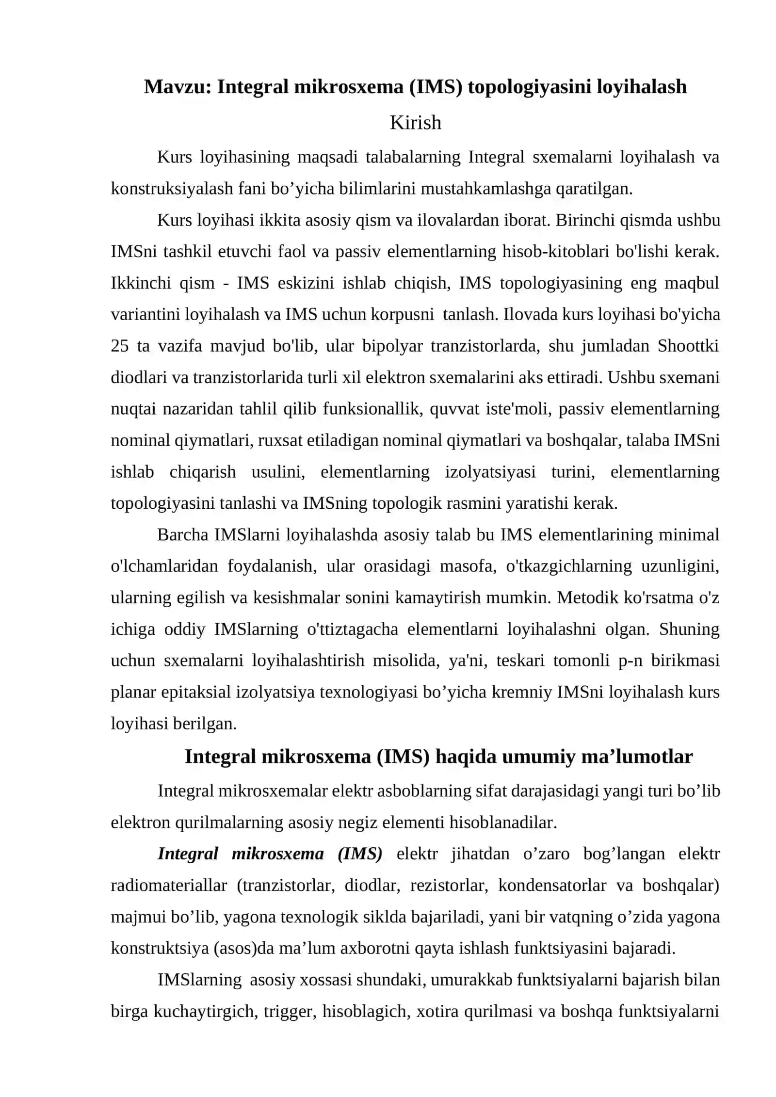 Bipolyar IMS topologiyasini loyihalash 3