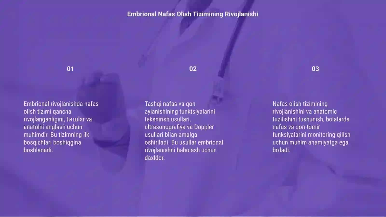 Embrional Nafas Olish Tizimi 3