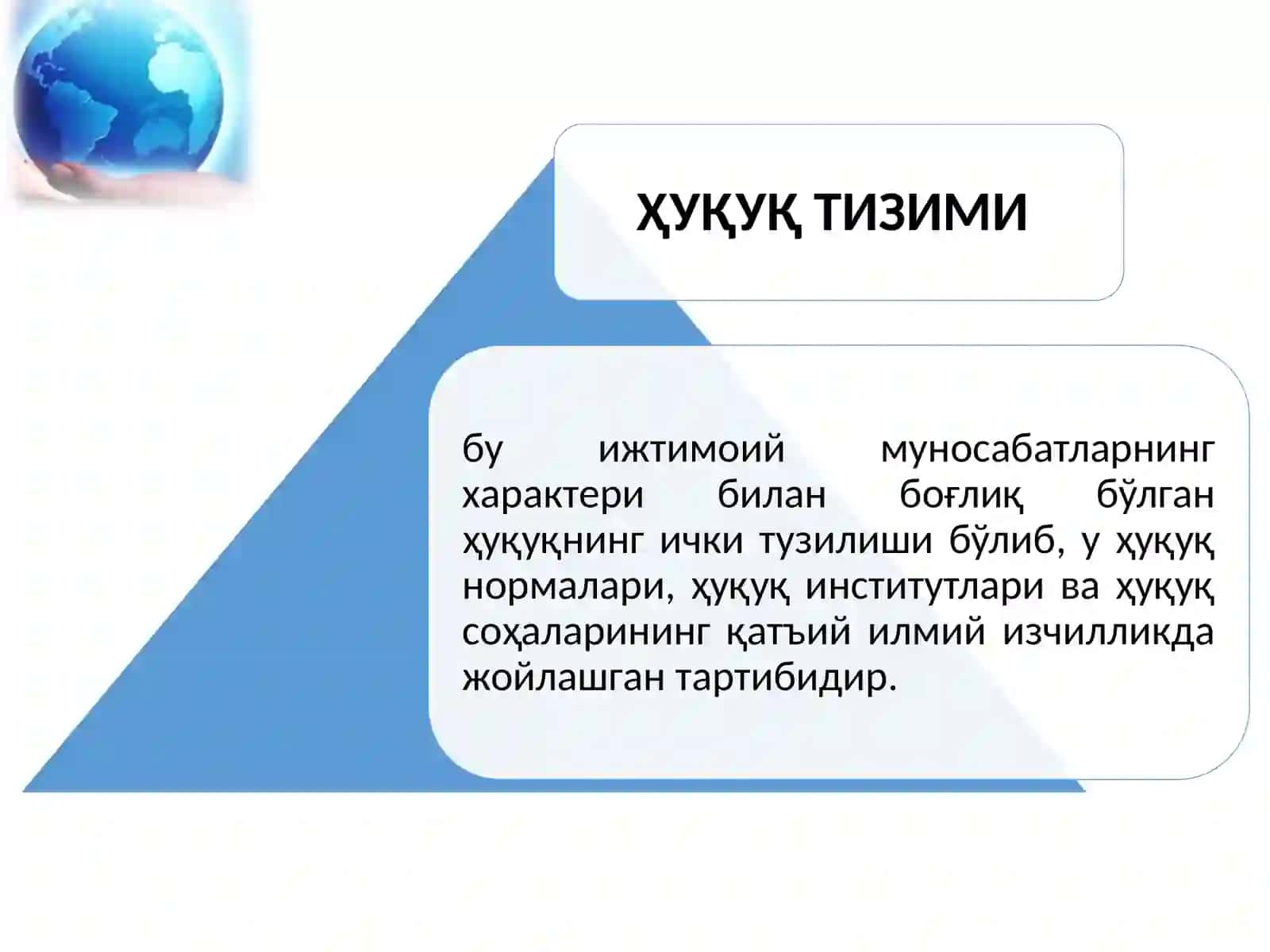 ҲУҚУҚ ТИЗИМИ ВАҲУҚУҚИЙТИЗИМ 3