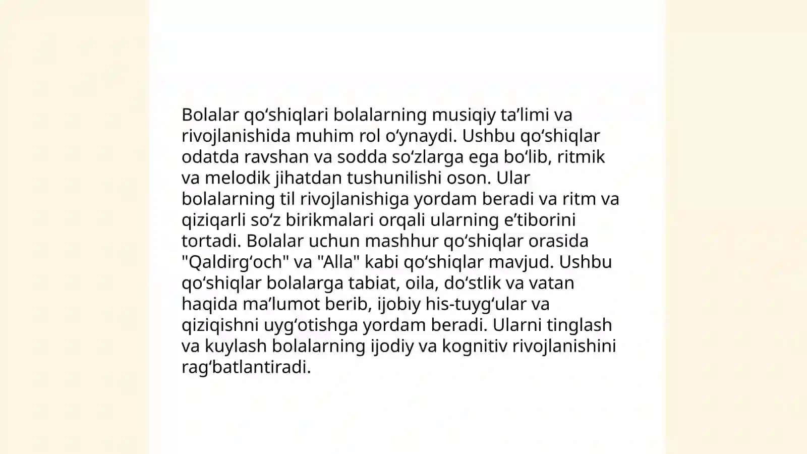 Bolalar folklori janrlari va oʻyinlari 3