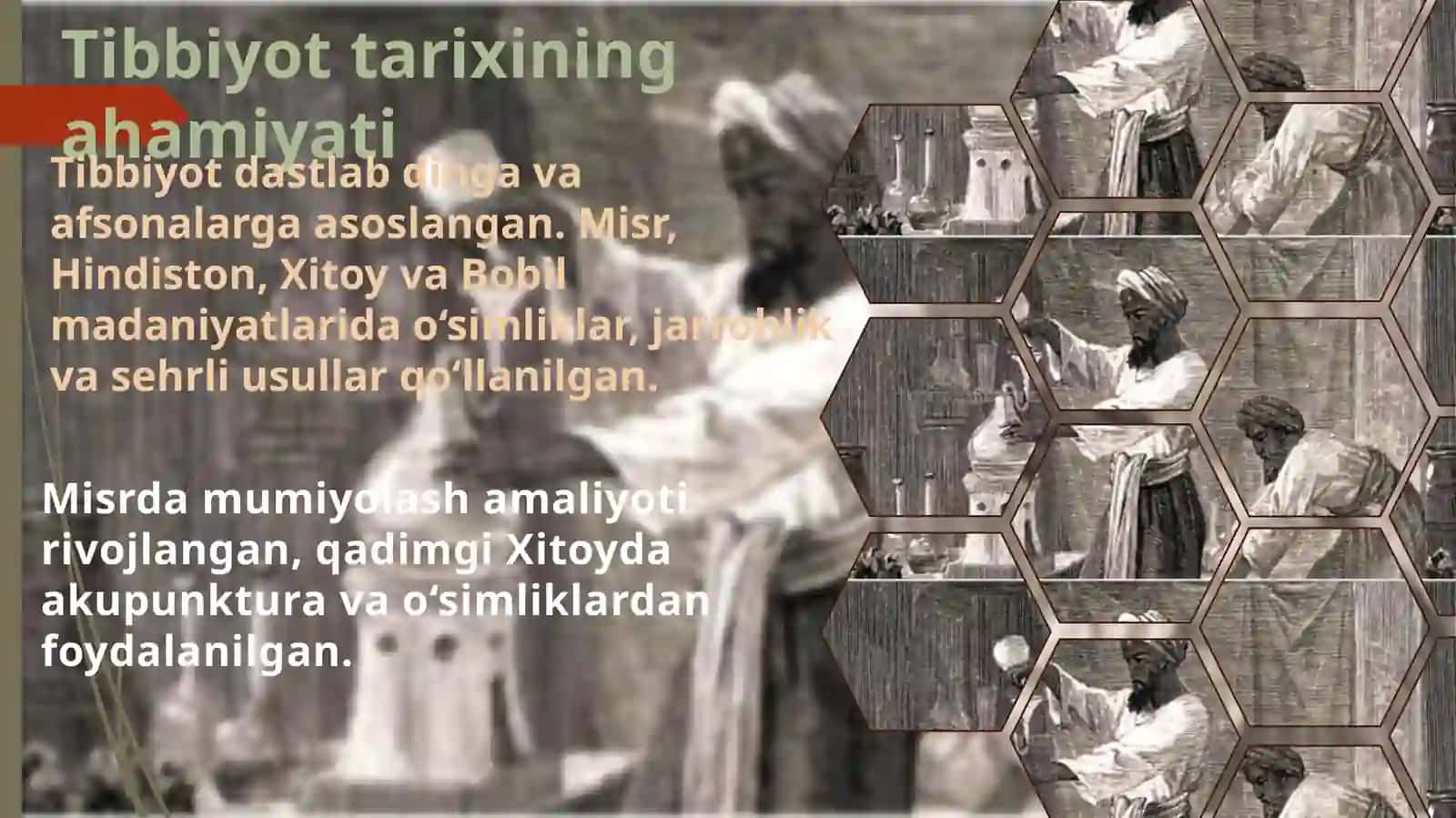 Tibbiyot tarixi va rivojlanish haqida 3