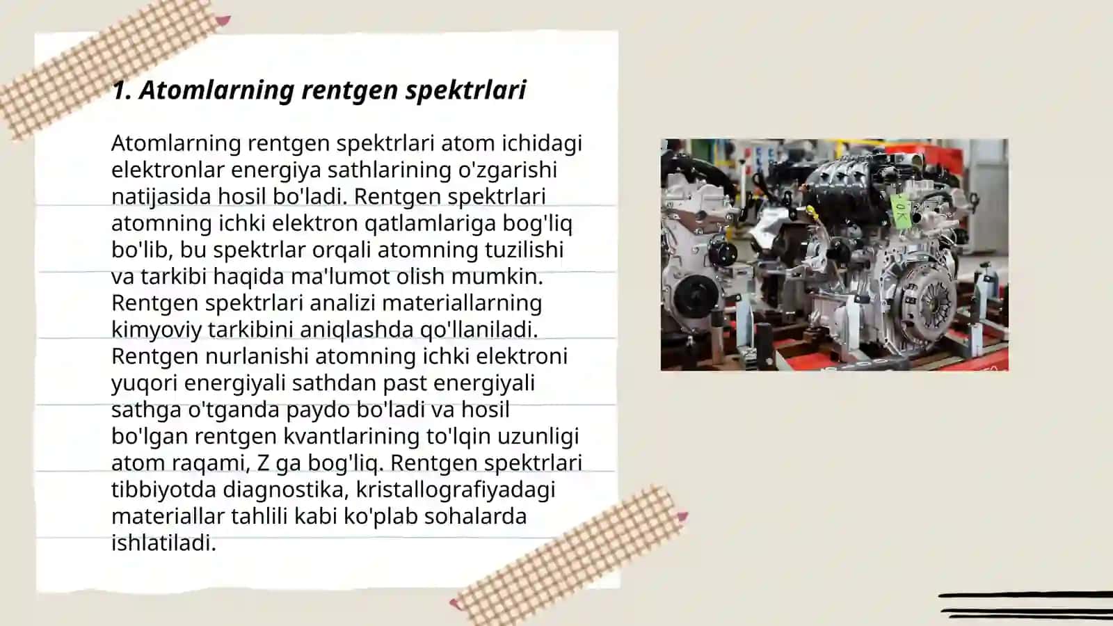 Atomlarni xarakterlovchi rentgen spektrlari 3