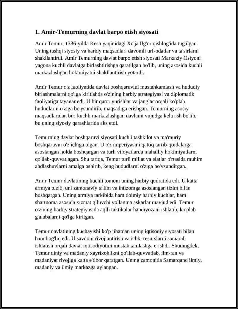 AMIR-TEMUR BUYUK DAVLAT ARBOBI 3