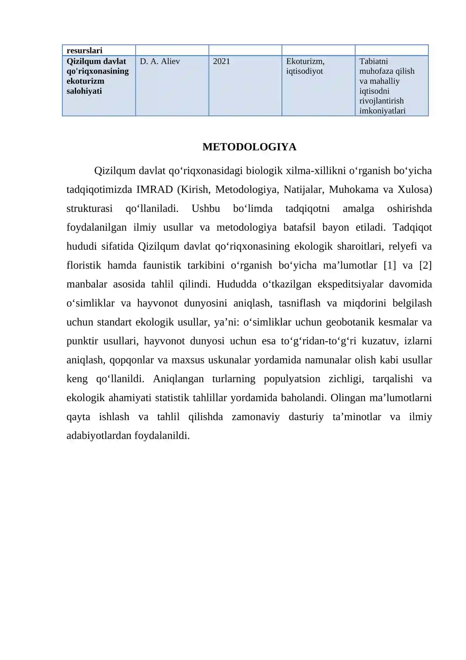 QIZILQUM DAVLAT QO‘RIQXONASI 3