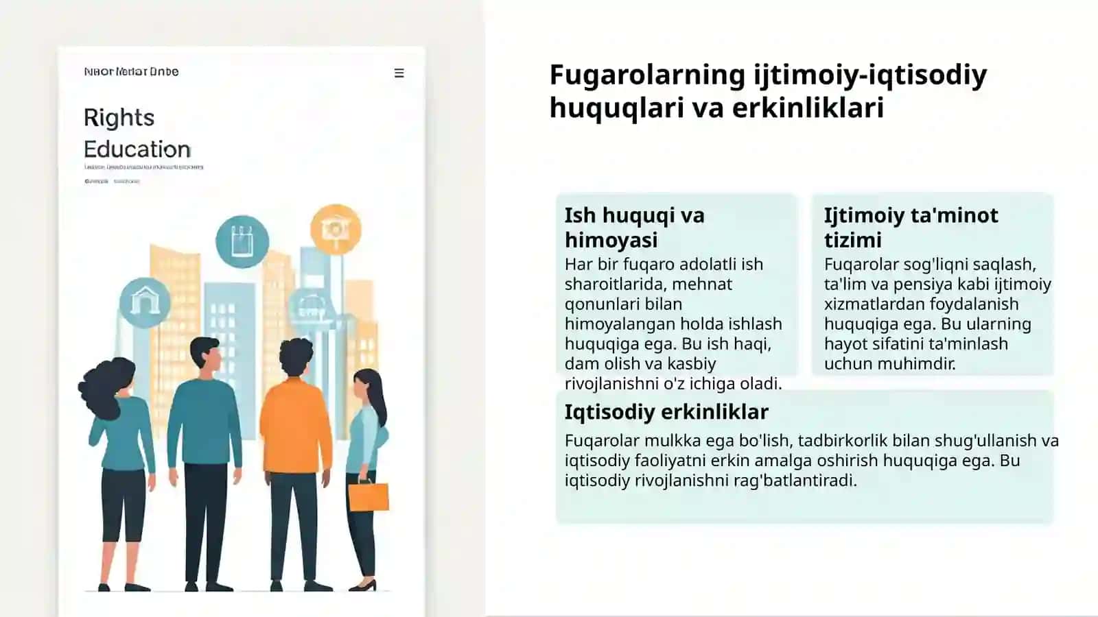 Fuqarolik huquqlari: erkinlik va mas'uliyat 3