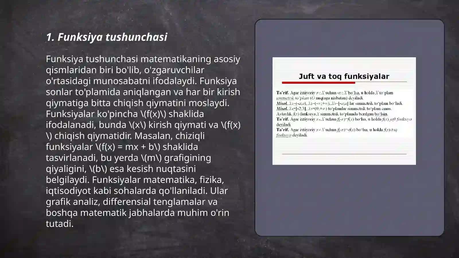 Funksiyalar 3