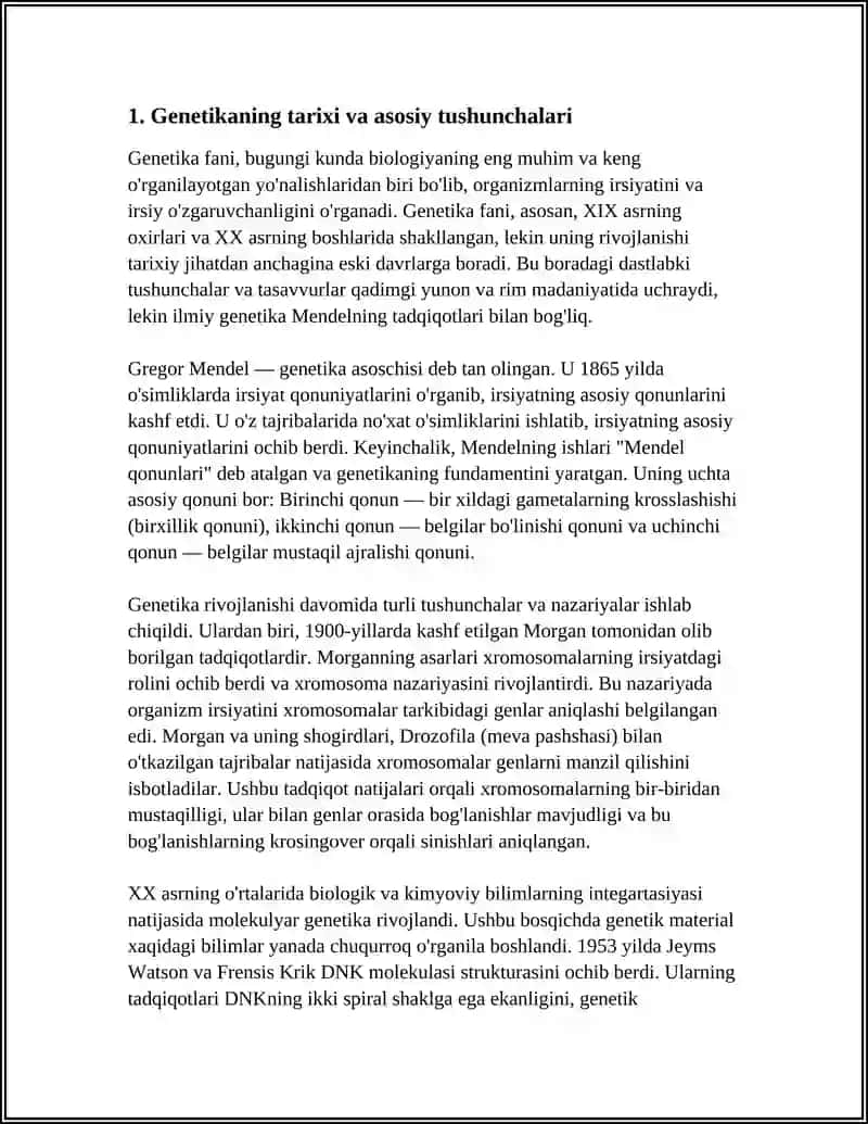 UMUMIY GENETIKA ASOSLARI 3