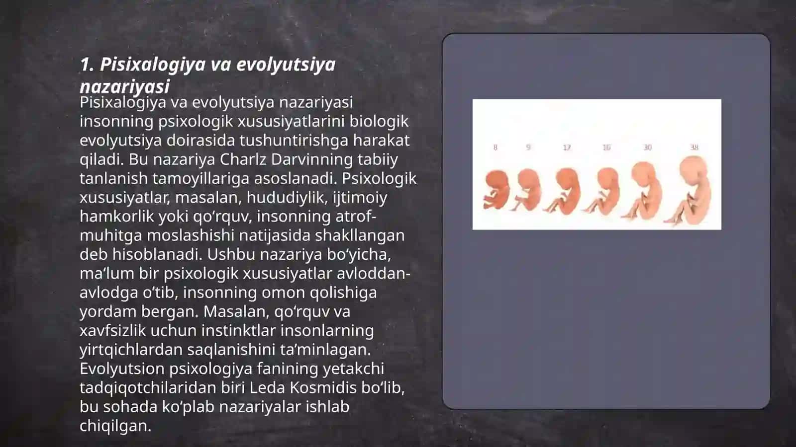 Pisixalogyaning filigenetik rivojlanishi 3