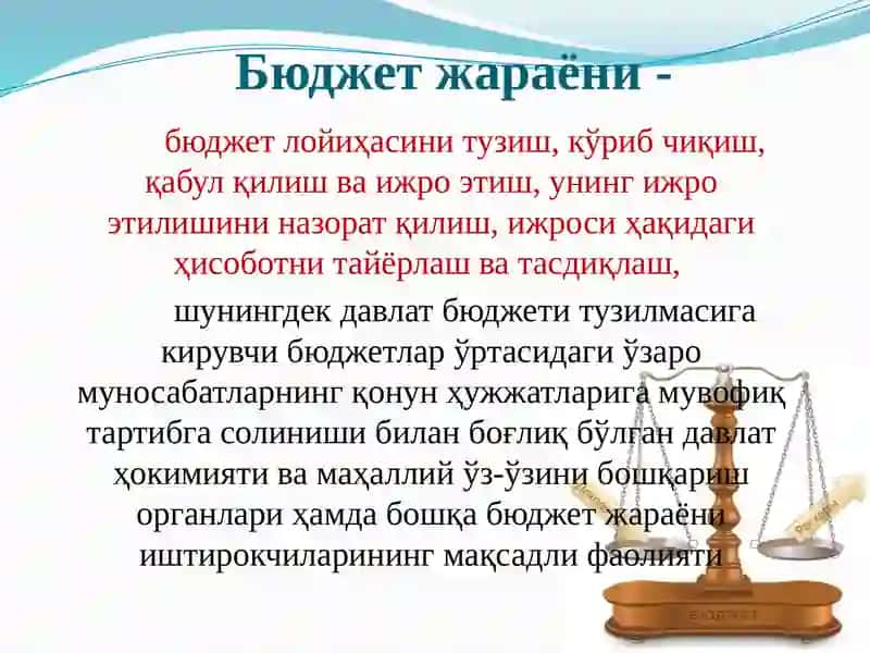 Бюджетни ижро этиш 3