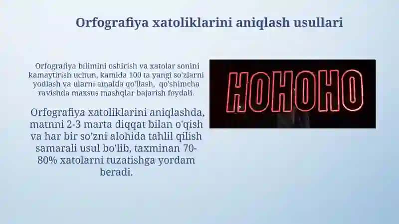 Orfografiya Xatoliklari 3