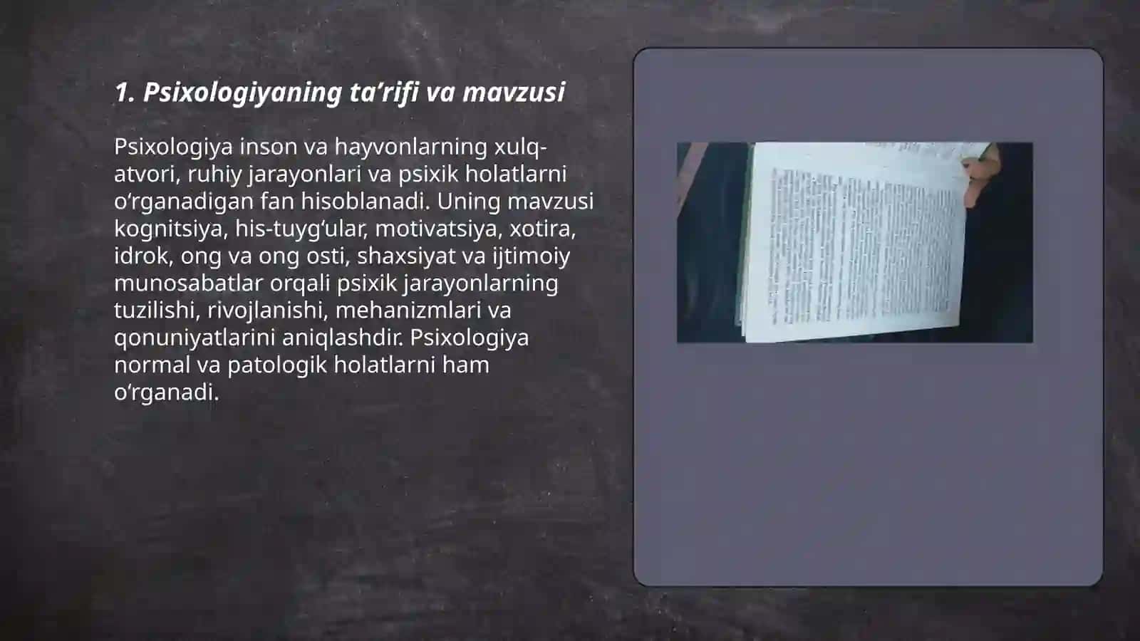 Psixologiya haqida tushuncha 3
