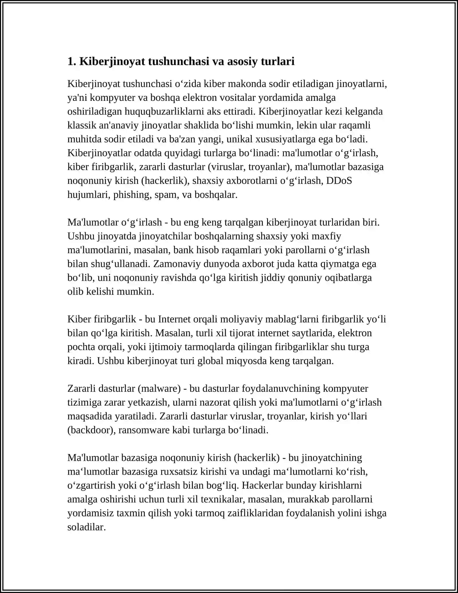 KIBERJINOYAT VA UNGA QARSHI KURASH 3