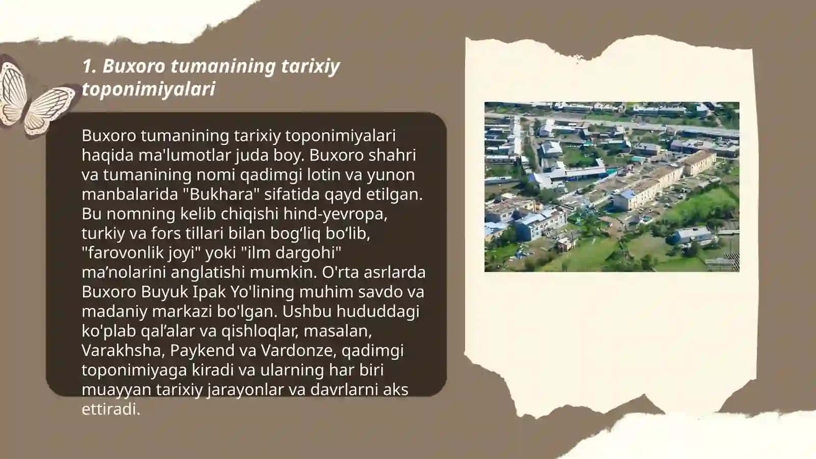 Buxoro tumani toponimiyasi 3