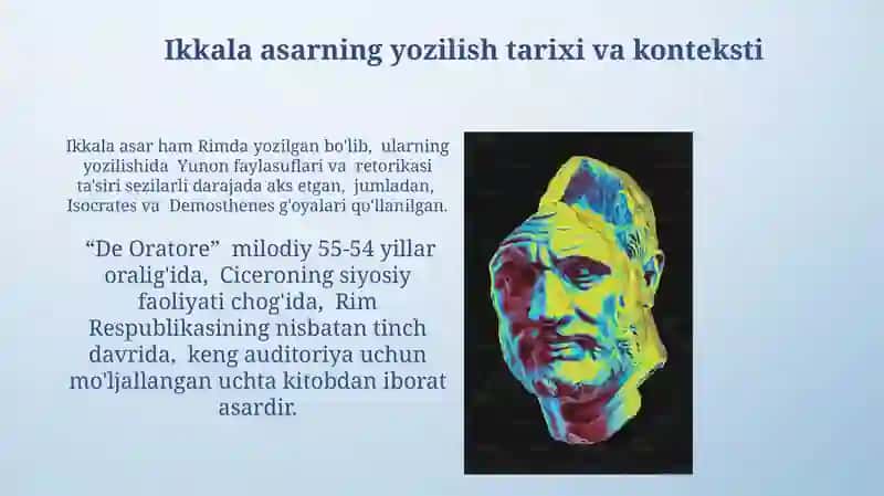 Sitseronning "Notiq" va "Notiqlar haqida" asari 3