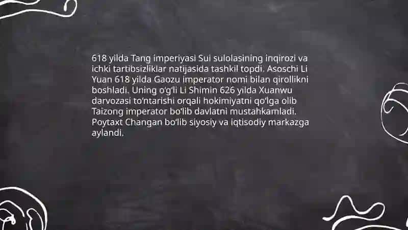 Tang imperiyasi 3